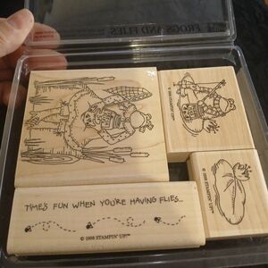 Stampin up frog set